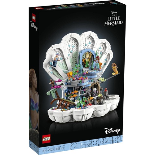  LEGO 디즈니 프린세스 리틀 머메이드 쉘 팰리스 43225 장난감 블록