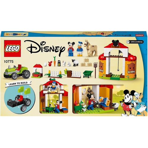  LEGO 미키&도널드의 농장 10775 블록 장난감 
