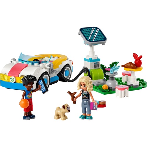 LEGO 프렌즈 전기 자동차 충전소 블록 장난감 42609