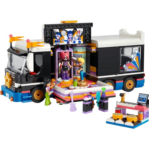  LEGO 프렌즈 팝스타 투어 버스 장난감 블록 42619