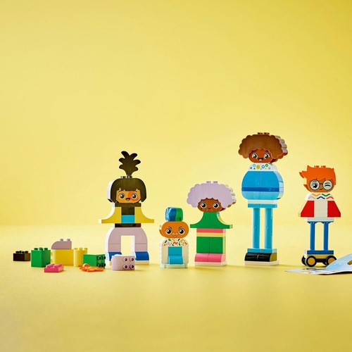  LEGO 듀프로 거리 여러 가지 얼굴과 기분 스페셜 장난감 블럭 10423