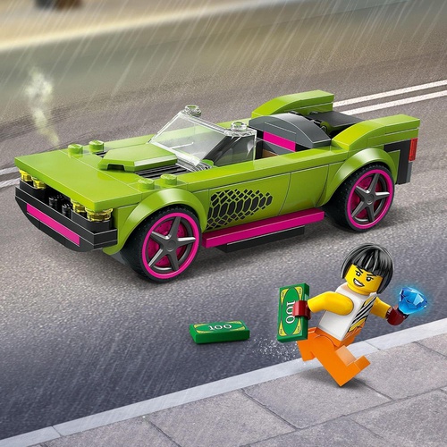  LEGO 시티 폴리스카 체이스 머슬카를 쫓아라! 장난감 블록 60415
