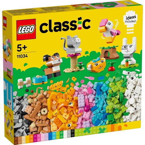  LEGO 클래식 애완동물을 만들다 블록 장난감 11034