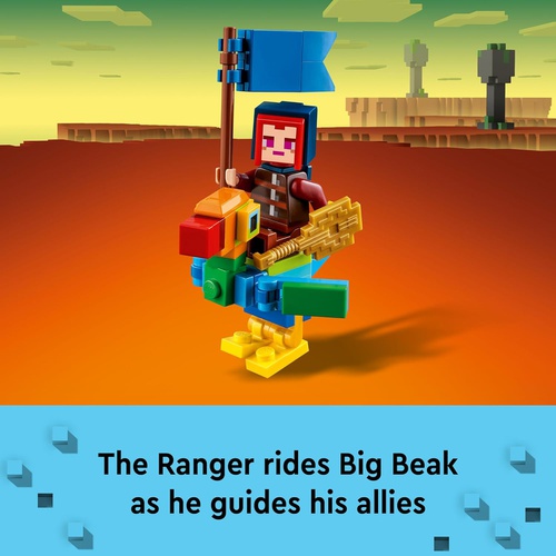  LEGO 마인크래프트 디바우어와의 대결 장난감 블록 21257