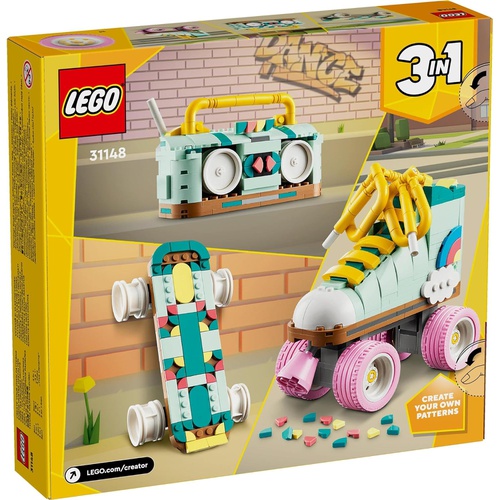  LEGO 크리에이터 복고풍 롤러스케이트 장난감 블록 31148