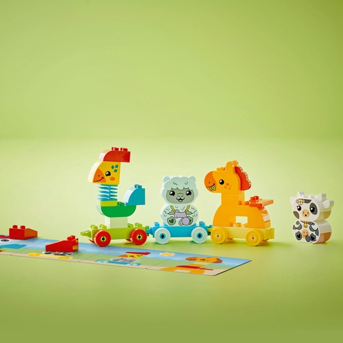  LEGO 듀프로 동물원 장난감 완구 동물 전차 전철 10412