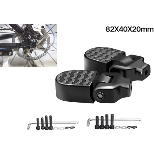  LIOOBO 자전거 페그 허브 스텝 자전거 접이식 페달 장착 공구 포함 5mm/6mm 홀 직경 적용