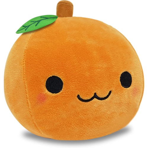  LamPlanning 봉제인형 푹신푹신 부드러운 쿠션 귤 오렌지