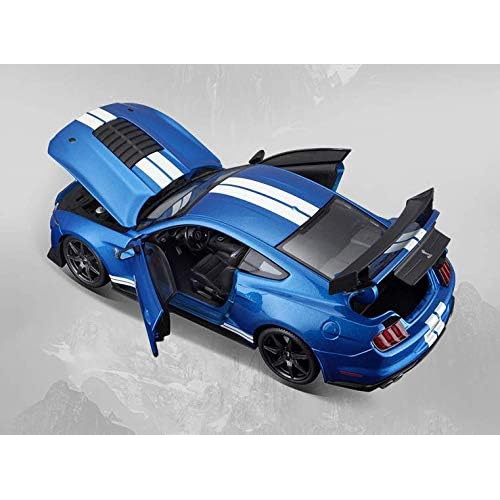  Maisto 1/18스케일 2020 포드 머스탱 쉘비 GT500 레이스 스포츠카 다이캐스트카