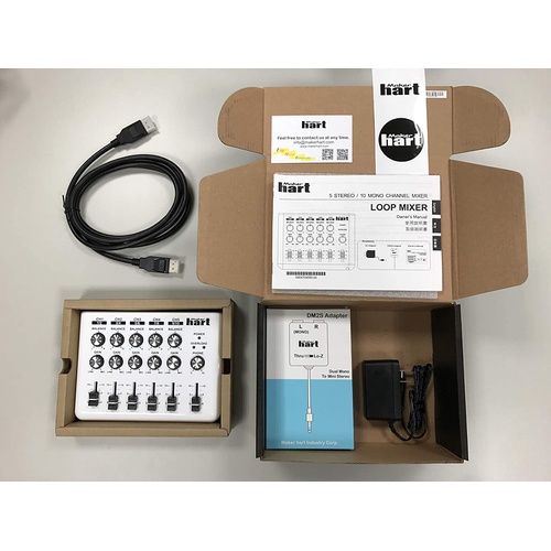  Maker hart Loop Mixer 5채널 스테레오 음성 믹서