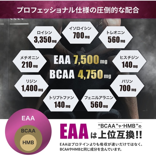  NORM EAA 7500mg BCAA 4000mg 슈퍼푸드 배합