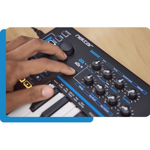  Nektar Technology Impact LX Mini MIDI 컨트롤러 키보드 건반 트랜스포트 버튼