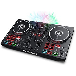 Numark DJ 컨트롤러 LED 라이트 탑재 초보자용 Party Mix II