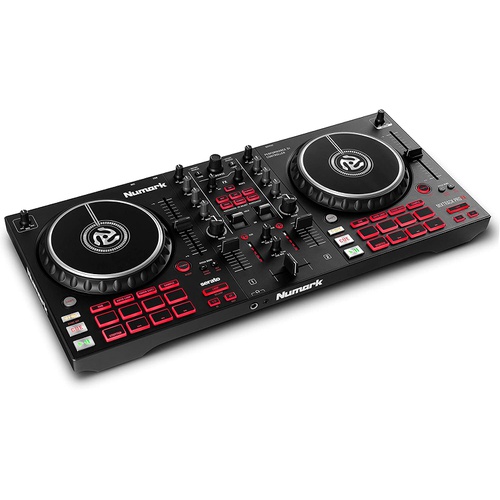  Numark DJ 컨트롤러 2덱터치 센서 탑재 조그 휠 Serato DJ Lite FX 패들 탑재 오디오 인터페이스 내장
