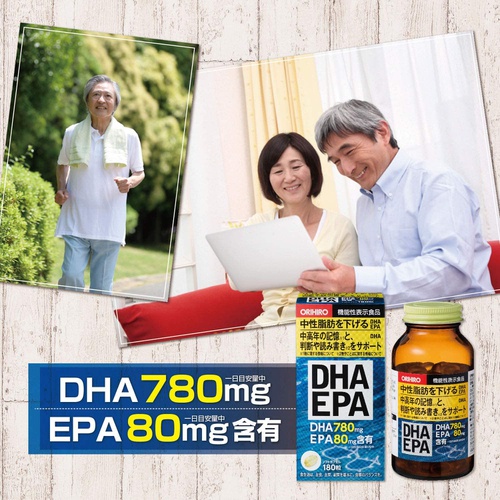  ORIHIRO DHA EPA 180알 건강 보조제 