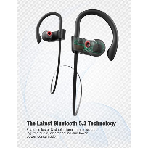  Otium Best Bluetooth 헤드폰 ipx7 방수 스포츠 이어폰 스테레오 노이즈 캔슬링 
