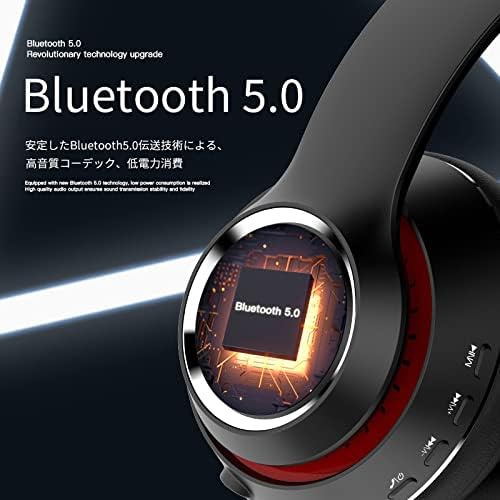  SITOAT Bluetooth5.0 헤드폰 중저음 TF카드 접이식 케이블 탈착식