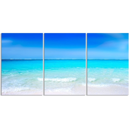  SKASNFAI 풍경 하와이 회화 사진 바다 그림 패널 30x40cmx3pcs