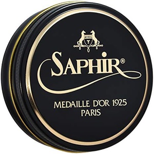 SaphirNoir 거울 면치용 비즈왁스 폴리쉬 구두닦이 광택내기 50ml