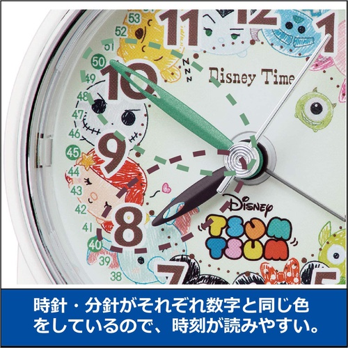  Seiko Clock HOME 탁상 알람시계 8.9×8.6×4.7cm 디즈니 FD481W