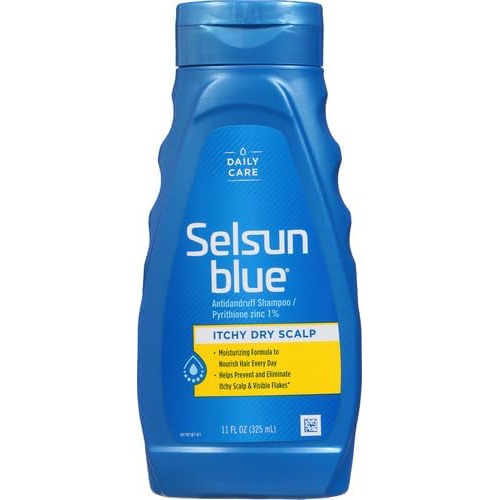  Selsun Blue Dandruff Shampoo Itchy Dry Scalp 325ml