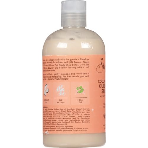  Shea Moisture Coconut and Hibiscus Curl/Shine Shampoo 384 ml
