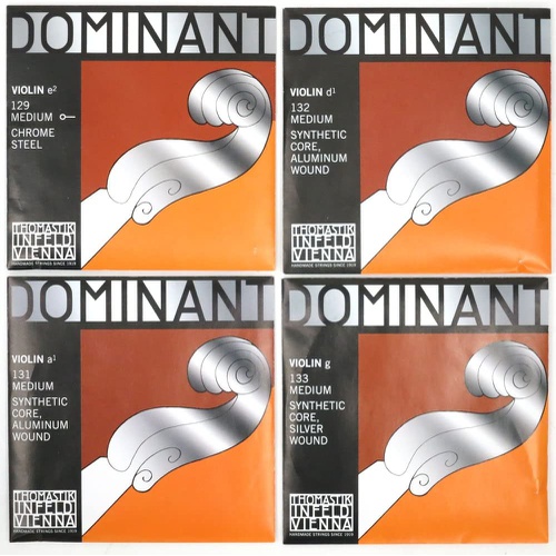  THOMASTIK Dominot 4/4 바이올린 현 세트 E선 스틸, 볼엔드