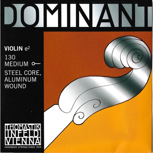  DOMIANT Domino.130 바이올린 현 스틸/알루미늄권 E선(4/4) 볼엔드