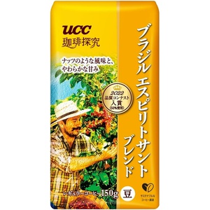 UCC 커피탐구 볶은콩 브라질 에스피리토 산토 블렌드 150g×3개