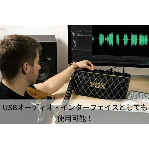  VOX 기타용 모델링 앰프 오디오 스피커 Adio Air GT Bluetooth 대응 경량 설계 전지 구동 50W
