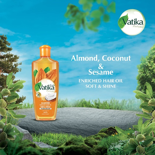  Dabur Vatika Almond Coconut Enriched Hair Oil 200ml