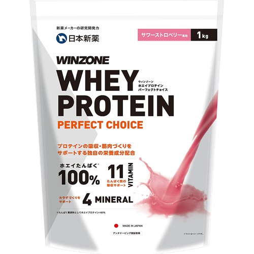  WINZONE 유청 단백질 퍼펙트 초이스 1kg 사워스트로베리맛 