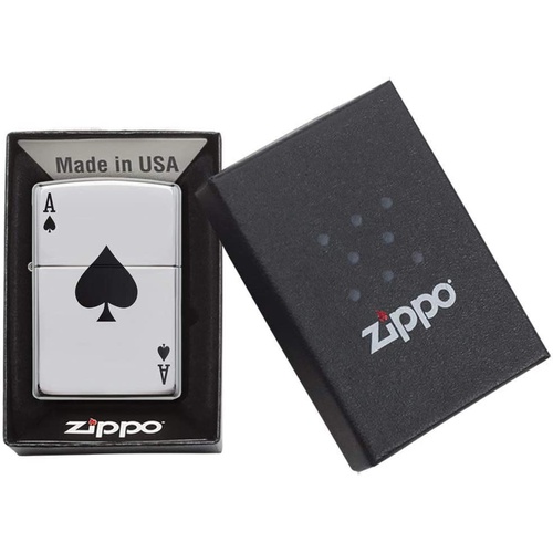  ZIPPO Ace Lighters 24011 High Polish Chrome