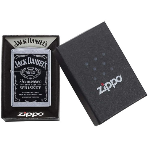  ZIPPO 24779 Jack Daniels Old No. 7 Street Chrome FULL SIZE ZIPPO LIGHTER