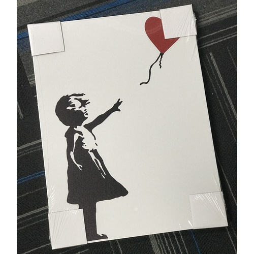  ZOBAIL 뱅크시 풍선과 소녀 인테리어 아트 포스터 40*60cm