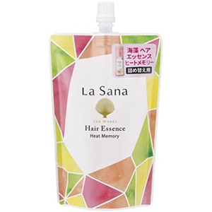 La Sana 해초 헤어 에센스 히트 메모리 리필용 140ml 핑크자몽향