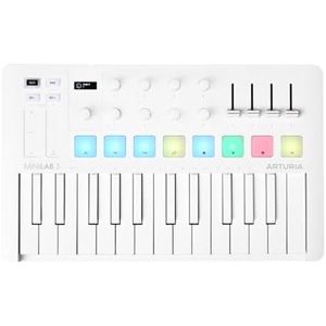 Arturia MIDI 키보드 컨트롤러 MiniLab3 ALPINE WHITE