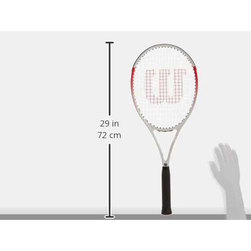  Wilson 경식 테니스 라켓 초보자용 알루미늄×그래파이트 거트 당기기 완료 310g