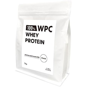 naturich 100% WPC 유청 단백질 1kg 무첨가 감미료 미사용 BCAA EAA 함유