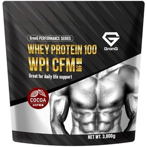 GronG WPI 단백질 웨이프로틴 3kg 비타민 11종 함유 코코아맛
