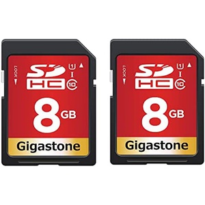 Gigastone 8GB SD카드 2장 세트 UHS I U1 Class 10 SDHC 메모리카드 