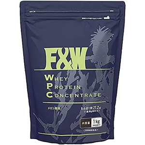 F&W 웨이 프로틴 WPC 1kg 멜론맛 단백질 함량 74%