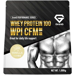 GronG WPI 단백질 웨이프로틴 1kg 바닐라 맛 비타민 11종 함유