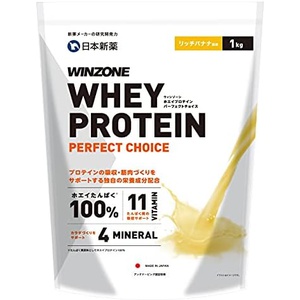 WINZONE 유청 단백질 퍼펙트 초이스 1kg 리치 바나나맛