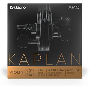 DAdario 바이올린 현 Kaplan Amo 세트 KA310 3/4M Medium Tension