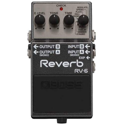  BOSS Reverb RV 6 클래스의 기준을 크게 넘는 고음질 리버브