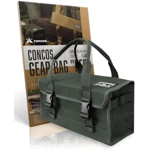 concos 페그케이스 툴백 REC 면 범포 30cm 페그 기어박스 가방 