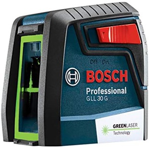Bosch Professional 크로스 라인 레이저 다이렉트 그린레이저 GLL30G
