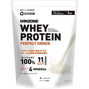 WINZONE 유청 단백질 퍼펙트 초이스 1kg 플레인 11종 비타민 4종 미네랄
