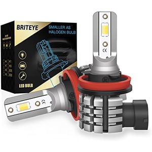 Briteye H8/H9/H11/H16 LED 포그 4종류 밸브 교체 겸용 6500K 일체형 360° 발광 2개입